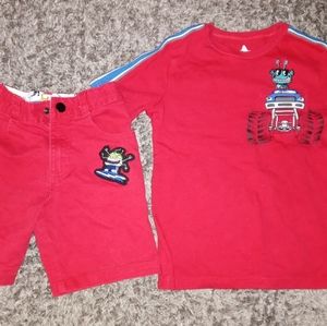 Boy size 5 shirt and short